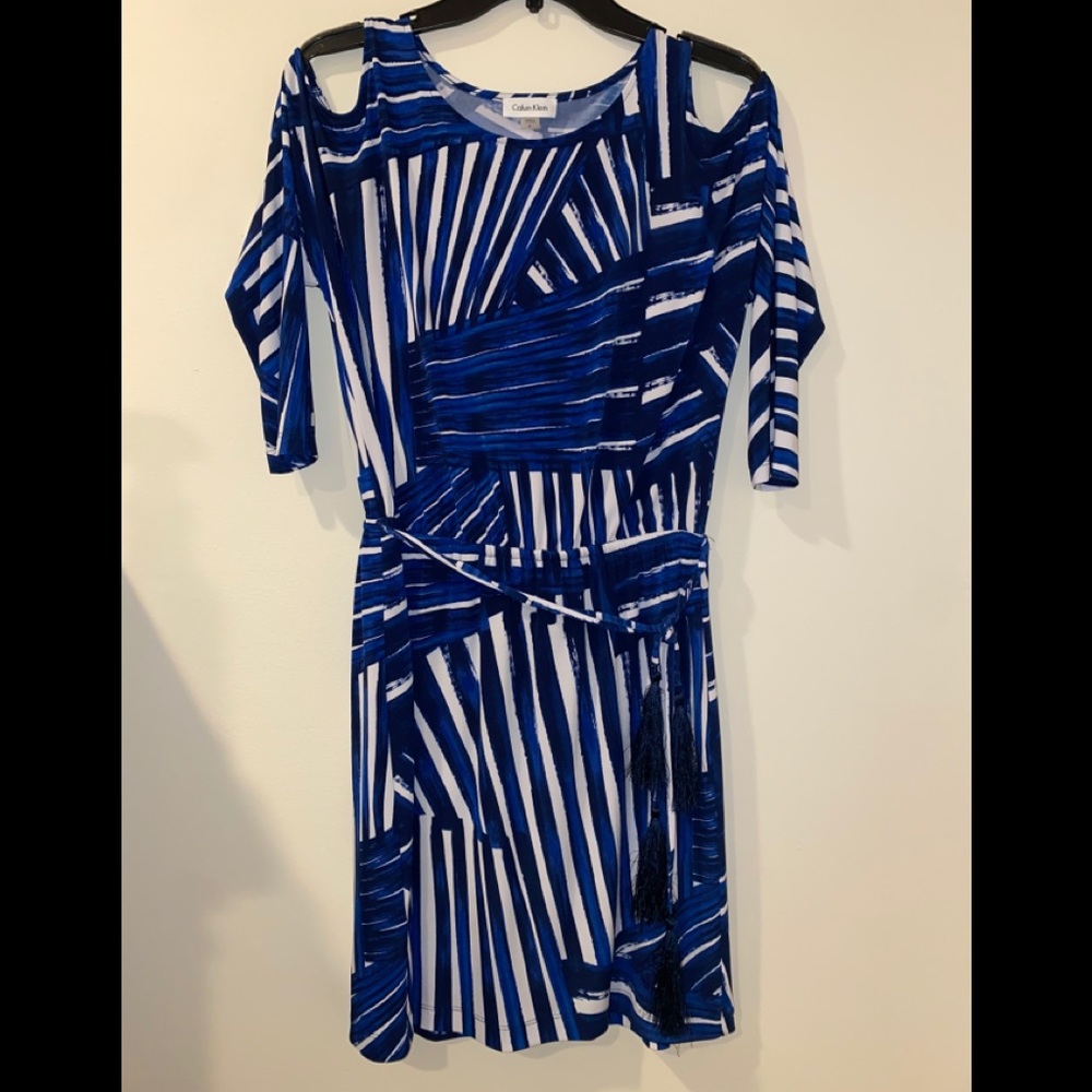 Calvin Klein cold shoulder dress